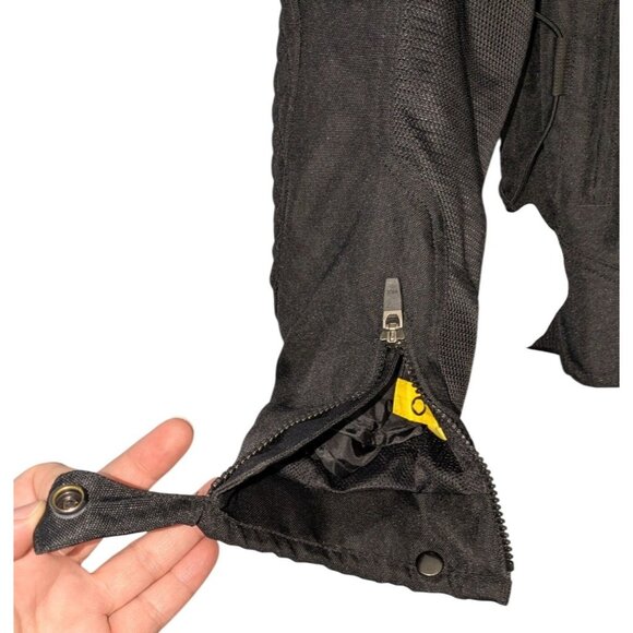Scorpion Exo Women Blk Motorcycle Jacket Lg Quilted Zippered Cuffs liner - Picture 7 of 16